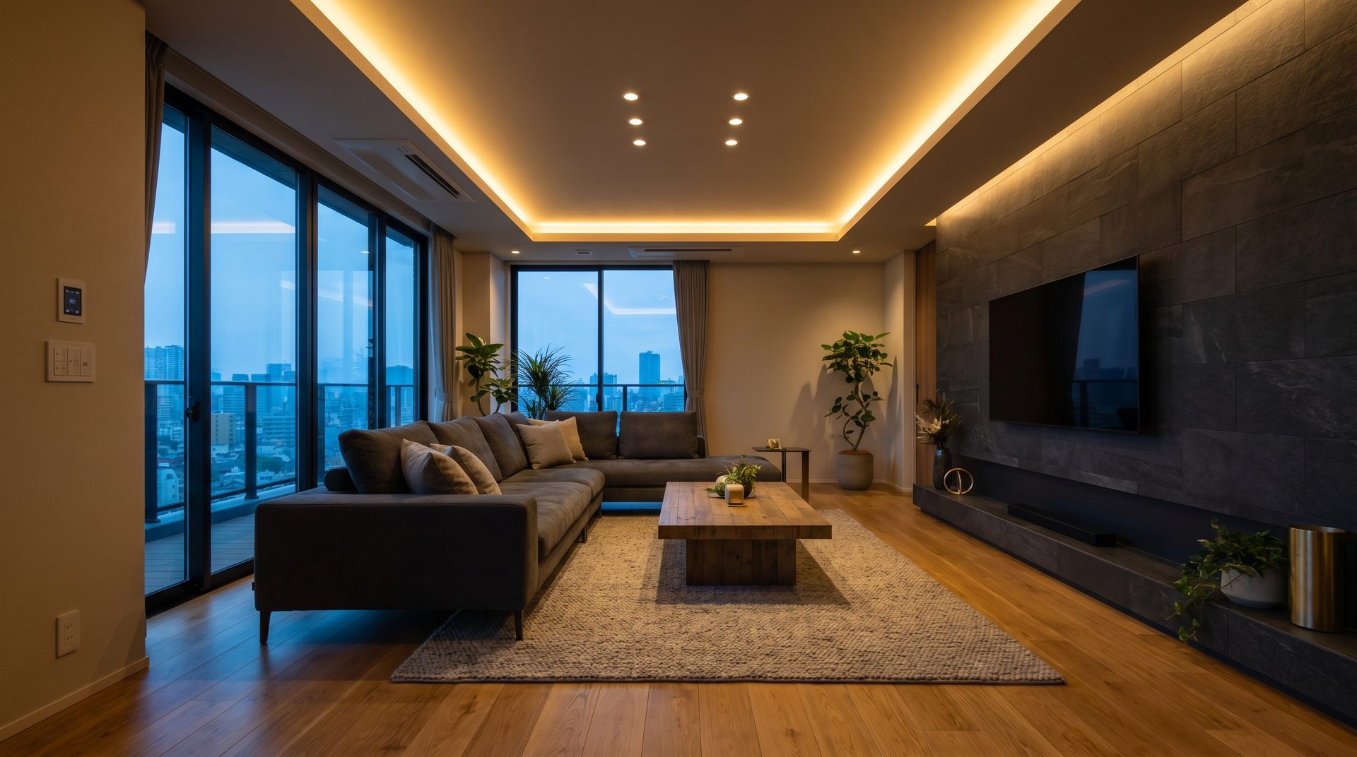 Living room controlled from one app