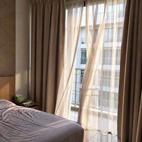 Bedroom curtains opening on their own in the morning